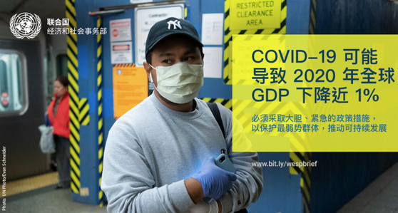 新型冠状病毒可能导致 2020 年全球 GDP 下降近 1%