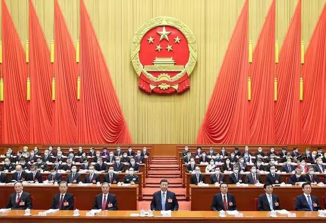 习近平等党和国家领导人出席十三届全国人大五次会议